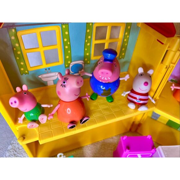 Peppa Pig House Playset 20 Pc Lot | Peppa Pig BIG Lot - Picture 3 of 12